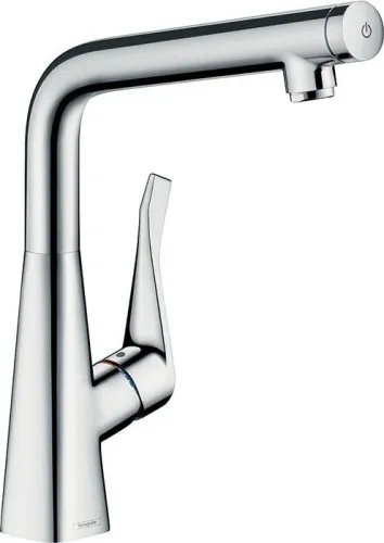 Hansgrohe HG EH-Cuisiniste 320 METRIS SELECT DN 15 m Bouton Select chromé