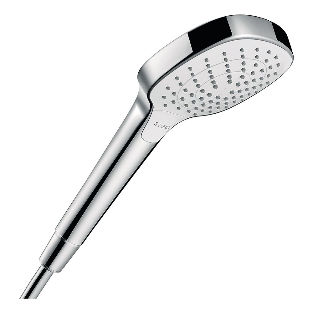 Pommeau de douche Hansgrohe Croma Select E Vario 14,7 l/min, Blanc/Chromé