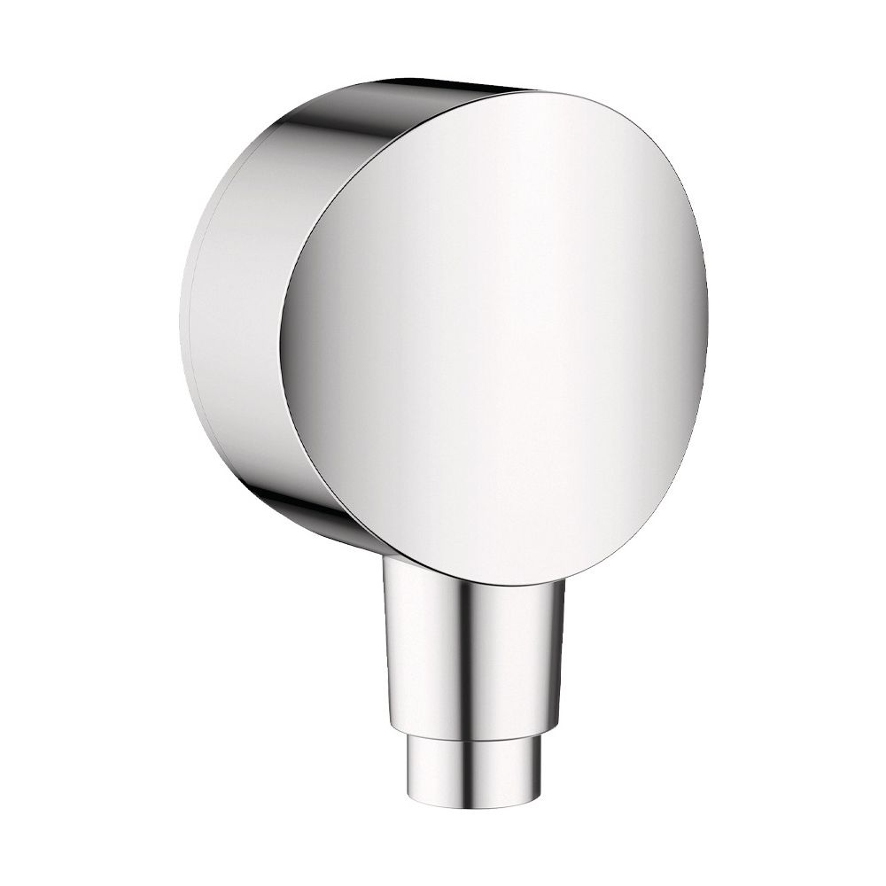 Hansgrohe FixFit Raccord mural S, clapet anti-retour, coude de raccordement plastique, chromé