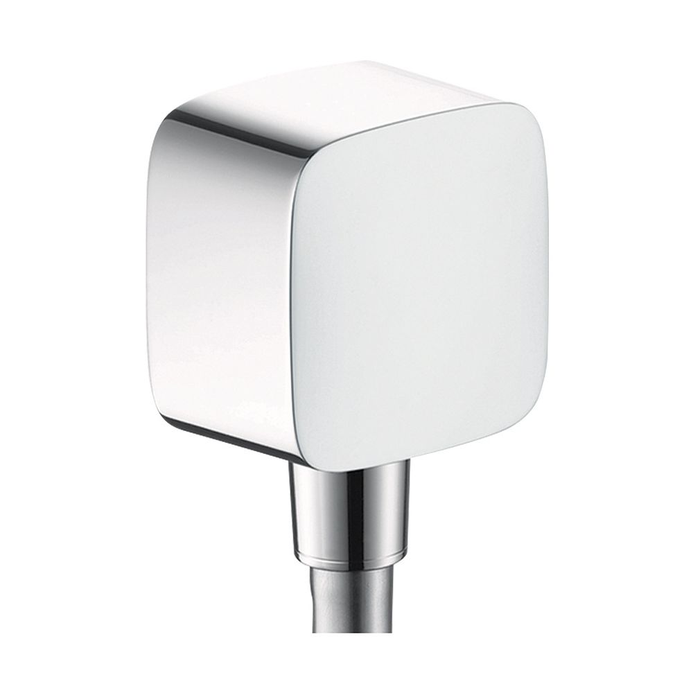 Raccord mural FixFit Hansgrohe avec clapet anti-retour, DN 15, chromé