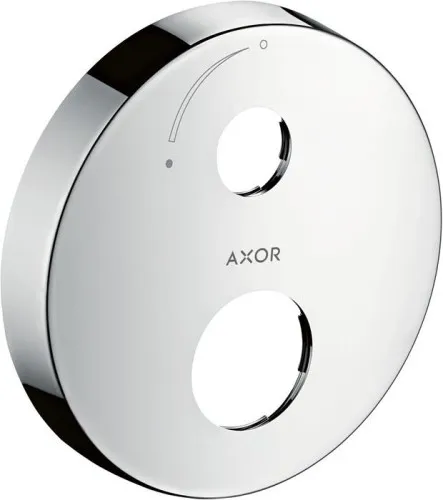 Rosette de rallonge Axor HG ronde 2 trous flèche chr