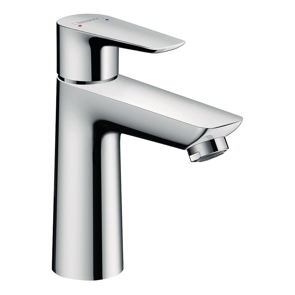 Mélangeur monocommande pour lavabo Hansgrohe Talis E 110 mm 5 l/min chromé avec garniture Push-Open