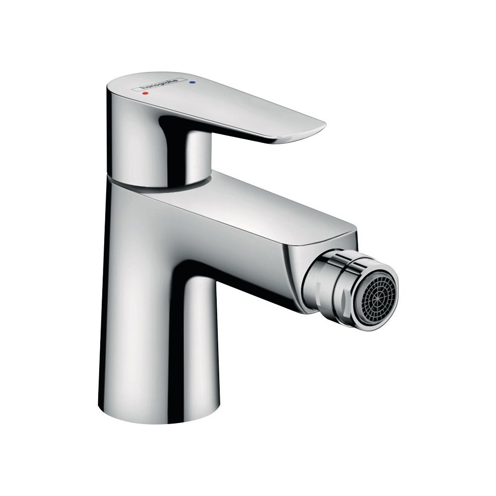 Mitigeur monocommande pour bidet Hansgrohe Talis E, 5 L/min, évacuation par tige de traction, chromé