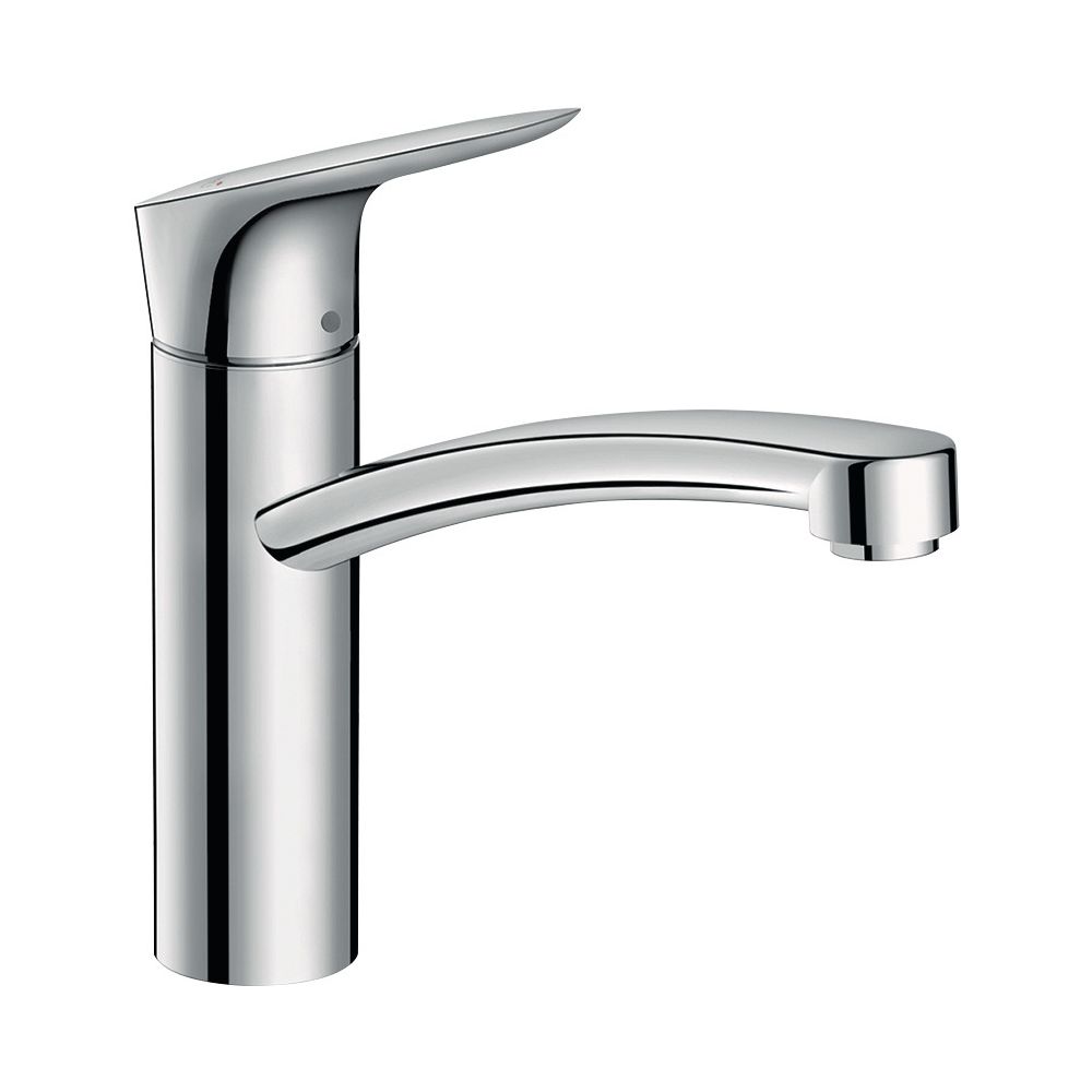Mélangeur de cuisine monocommande Hansgrohe Logis M31 160 mm, 12 l/min, CoolStart, EcoSelection, 1 jet, chromé