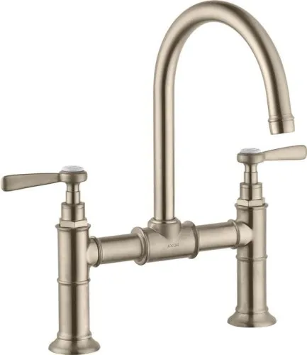Axor HG 2G WT-Armatur 220 MONTREUX DN 15 m Hebelgr m ZAG 1 1/4Z brushed ni