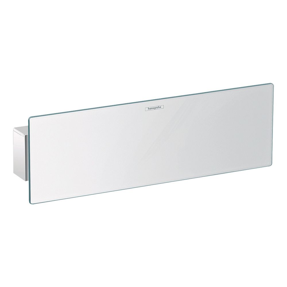 Hansgrohe FixFit Raccord mural DN 15 Porter 300 avec support de pommeau et étagère de douche, Chromé
