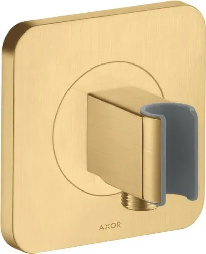 Unité de porte-douche AXOR Citterio E 12x12 finition or brossé