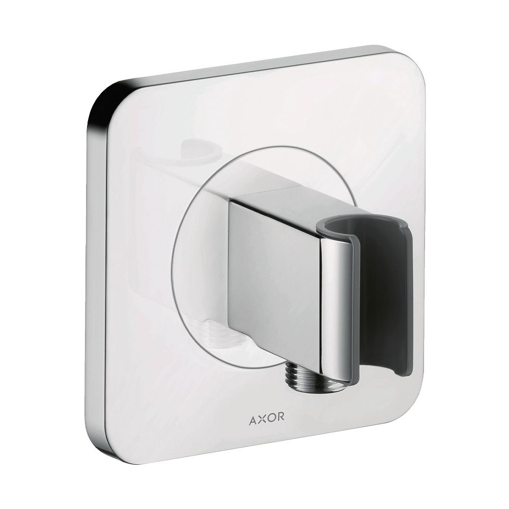 Hansgrohe AXOR Citterio E unité de raccordement 120x120mm, softsquare, G 1/2", finition Edelstahl Optic