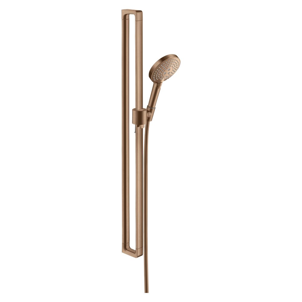 Hansgrohe Set de douche AXOR Citterio E 90 cm, pommeau 120 3 jets, 15 l/min, or rouge brossé