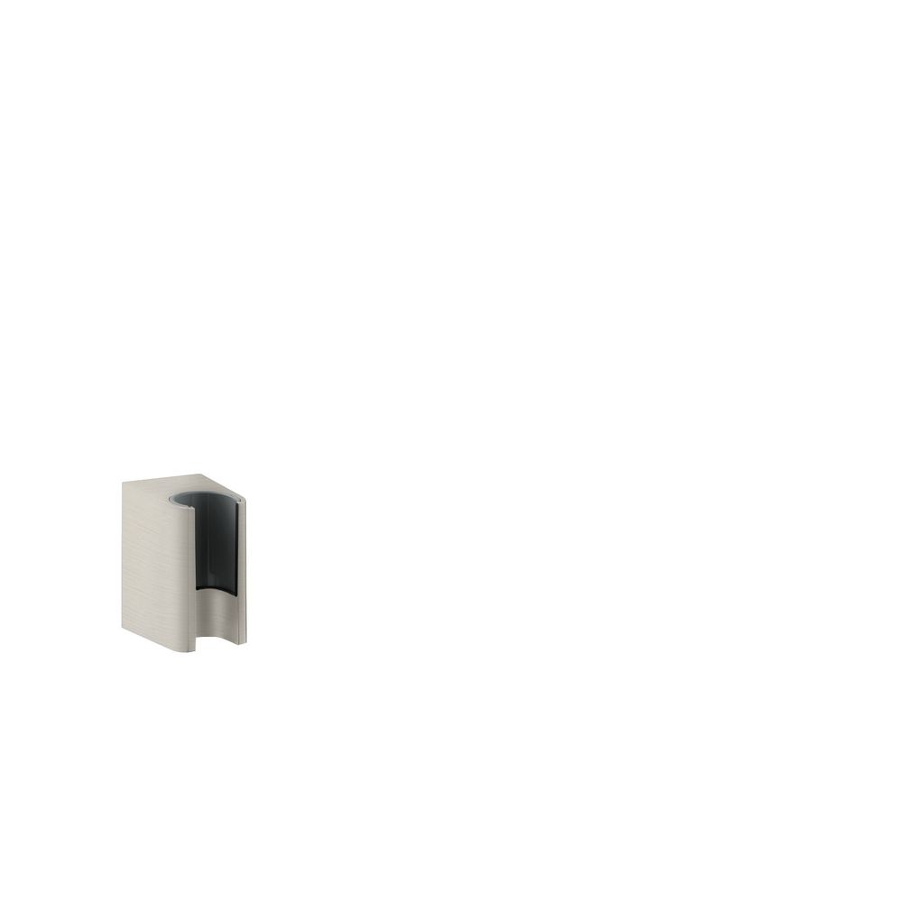 Hansgrohe AXOR One Support de pommeau de douche, 60x36x51mm, conique, finition Inox Optic