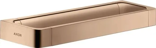 Rampe de maintien / barre d'appui UNIVERSAL 300 mm, montage mural finition rouge or poli