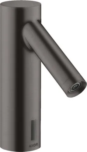 Mitigeur électronique AXOR STARCK pour lavabo DN15, alimentation par pile 6 V avec préréglage de température, chrome noir brossé
