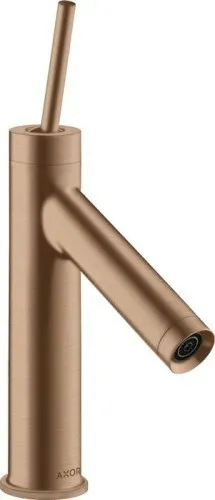 Mitigeur monocommande Axor EH-WT-MI 90 Starck DN 15 sans tige de vidange - Rouge doré brossé
