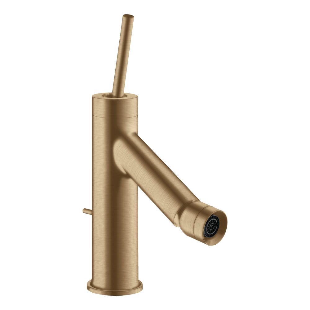 Hansgrohe Mélangeur monocommande pour bidet AXOR Starck, 7,5 l/min, poignée à goupille, évacuation par tige de traction, finition bronze brossé