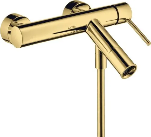 Mitigeur monocommande pour baignoire AXOR Starck DN 15, montage apparent finition or poli