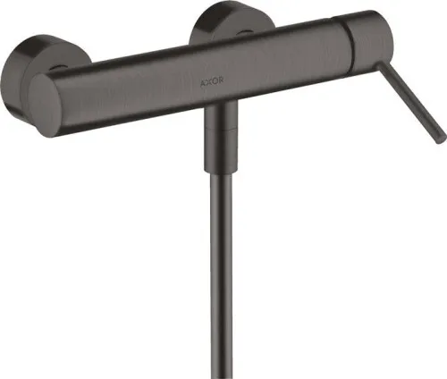 Mitigeur de douche monocommande AXOR Starck DN 15, pose apparente chrome brossé noir