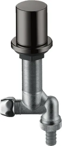 Robinet d'arrêt pour appareil de cuisine Axor HG DN 15 chrome noir poli