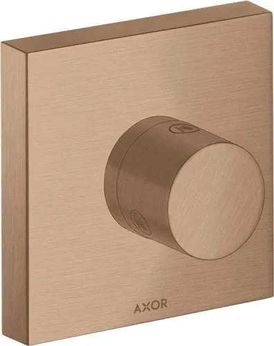 Axor Vanne de dérivation/Commutation STARCK SHOWERCOLL. Trio/Quattro, DN 15 or rouge brossé