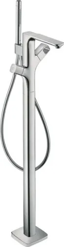 Thermostat de bain Axor Urquiola DN 15, version sur pied, finition laiton brossé