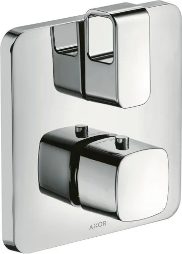 Thermostat AXOR URQUIOLA UP avec vanne de dérivation/réglage, finition or poli