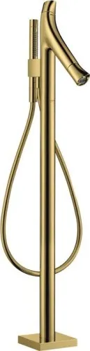 Thermostat de bain AXOR STARCK ORGANIC DN 15 posé au sol, finition or poli