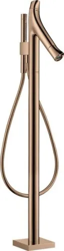 Thermostat de bain AXOR STARCK ORGANIC DN 15 posé au sol, rouge or poli