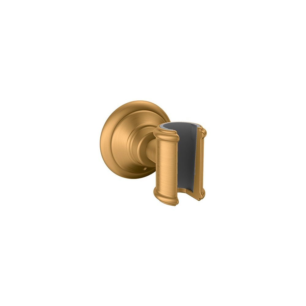 Support de pommeau AXOR Montreux, 68x68x84 mm, métal, finition or brossé