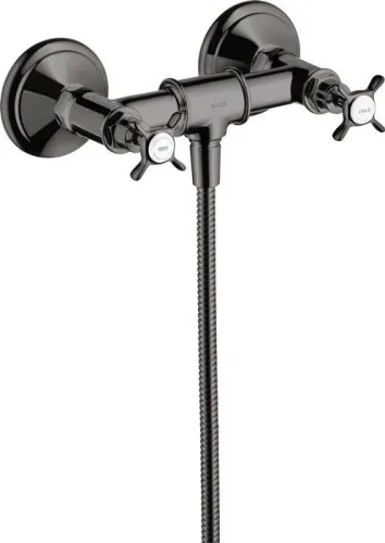 Axor Mitigeur de douche à deux commandes MONTREUX DN 15, apparent polished black chrome
