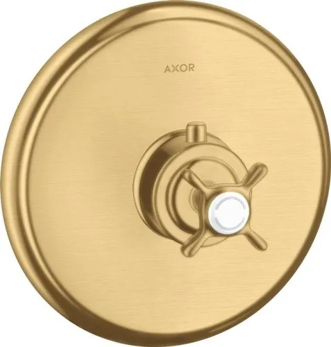 Robinetterie thermostatique AXOR MONTREUX UP Highflow débit 59 l/min finition or