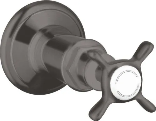Axor Vanne d'arrêt MONTREUX DN 15/DN 20 encastrée chrome noir brossé