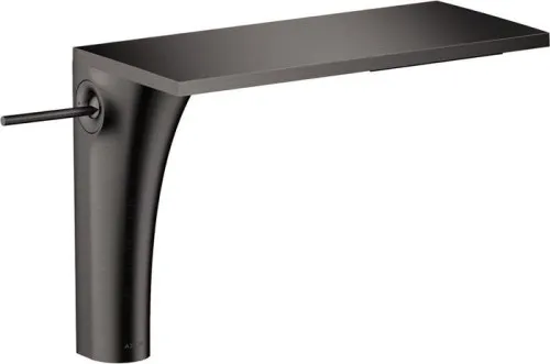 Mitigeur de lavabo Axor MASSAUD EH 220 DN 15 pour cuvette avec tirette - chrome brossé noir