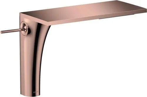 Mitigeur monocommande EH pour lavabo Axor MASSAUD 220 DN 15 f sans bec de vidange poli rouge or