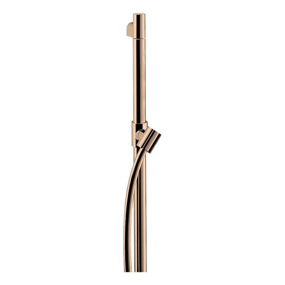 Hansgrohe AXOR Starck barre de douche 90 cm, flexible de douche 160 cm, Polished Red Gold