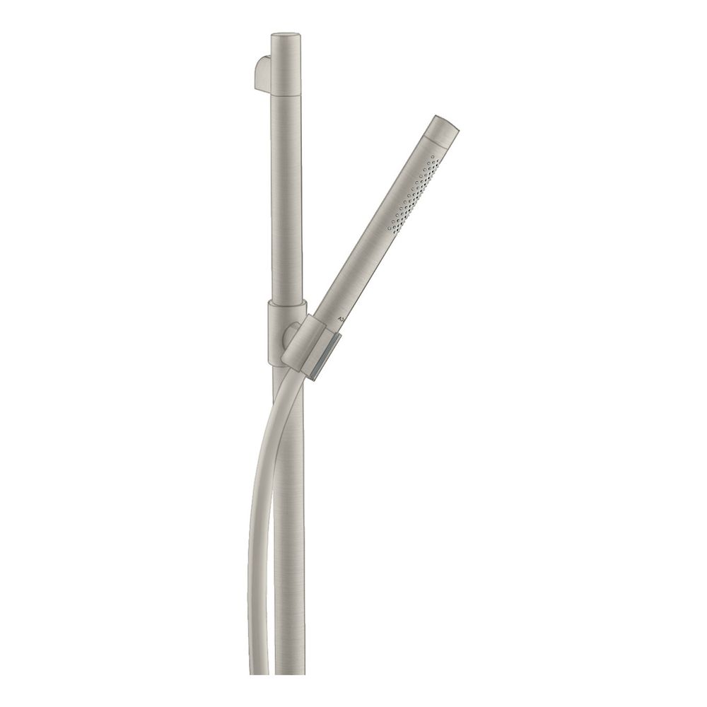 Hansgrohe AXOR Starck set de douchette, 14,5 l/min, 90 cm, douchette à main 2 jets, finition Edelstahl Optic