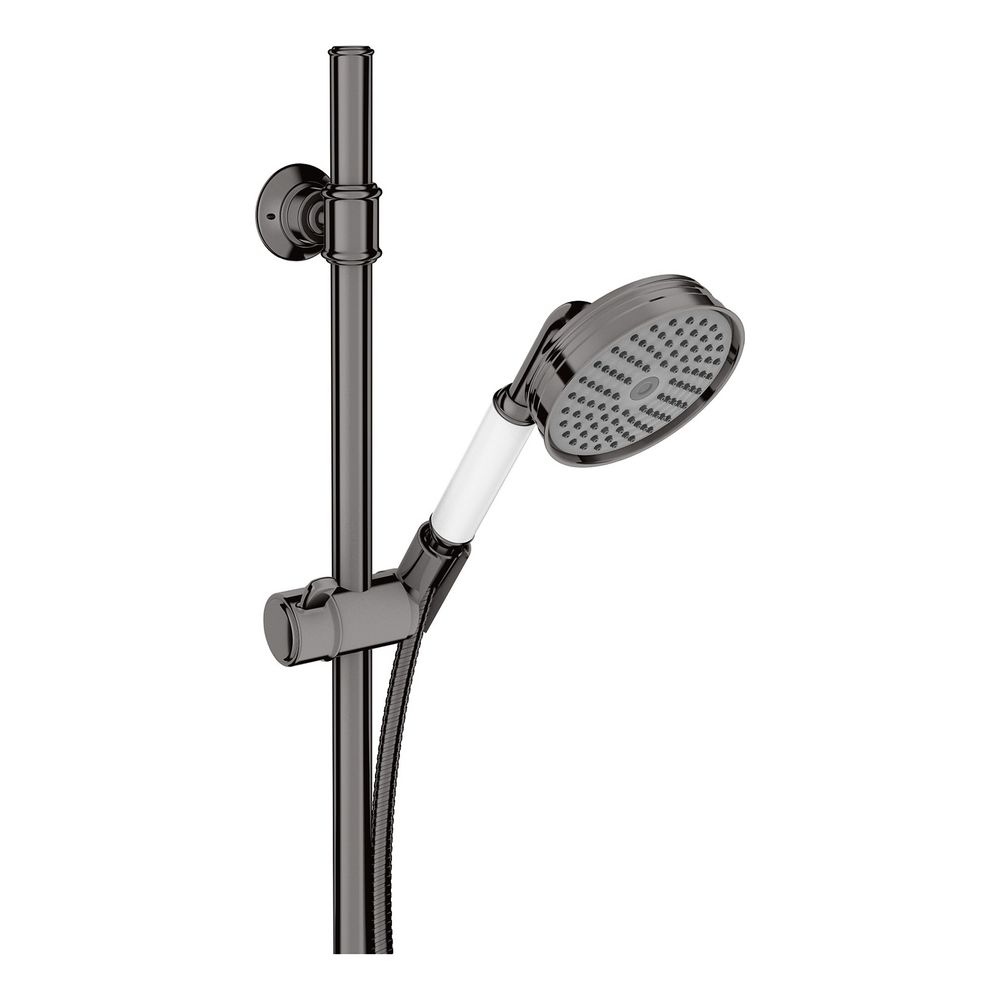 Hansgrohe AXOR Montreux Set de douche 90 cm, pommeau de douche manuel, 16 l/min, 100 jets 1, Chrome noir poli