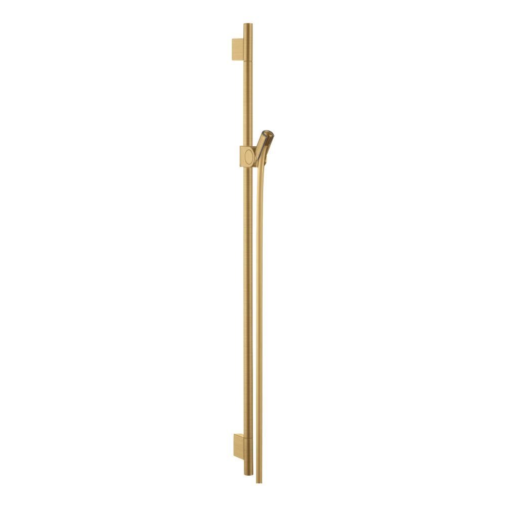 Barre de douche Hansgrohe AXOR Uno 90 cm avec flexible 160 cm, finition Brushed Gold