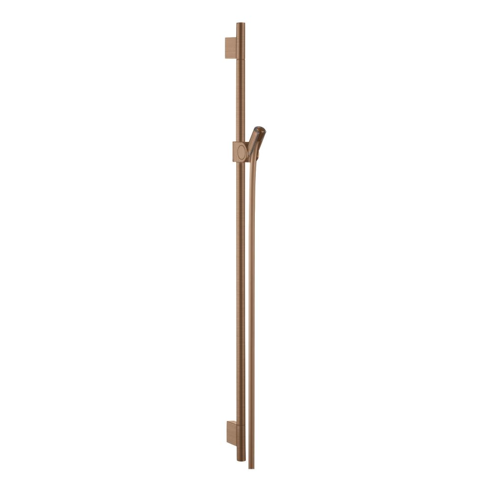 Hansgrohe AXOR Uno barre de douchette 90 cm, flexible de douche 160 cm, Rouge or brossé