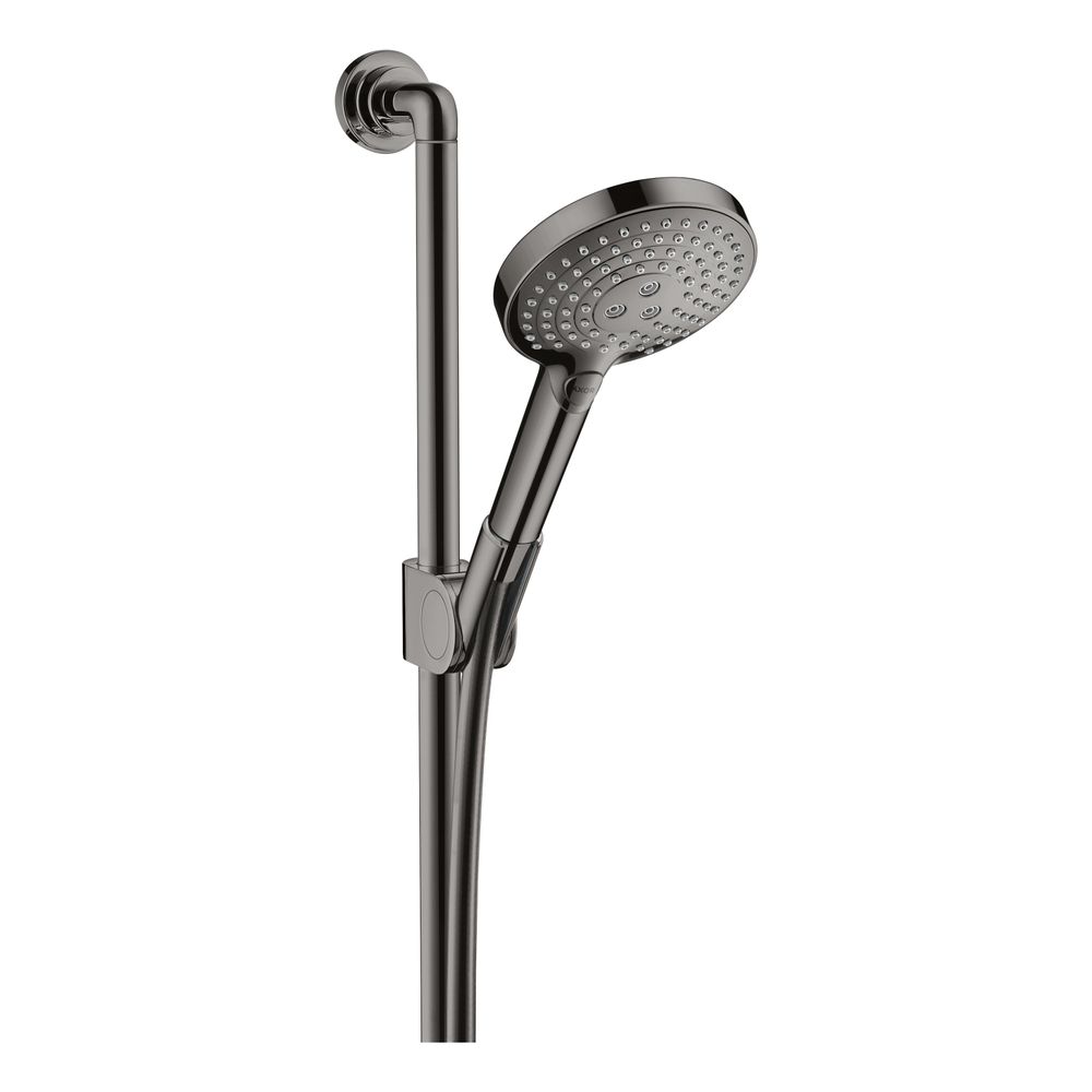 Hansgrohe AXOR Set de douche Citterio 900mm, pommeau 120mm, 3 jets, 15l/min, Chrome poli noir