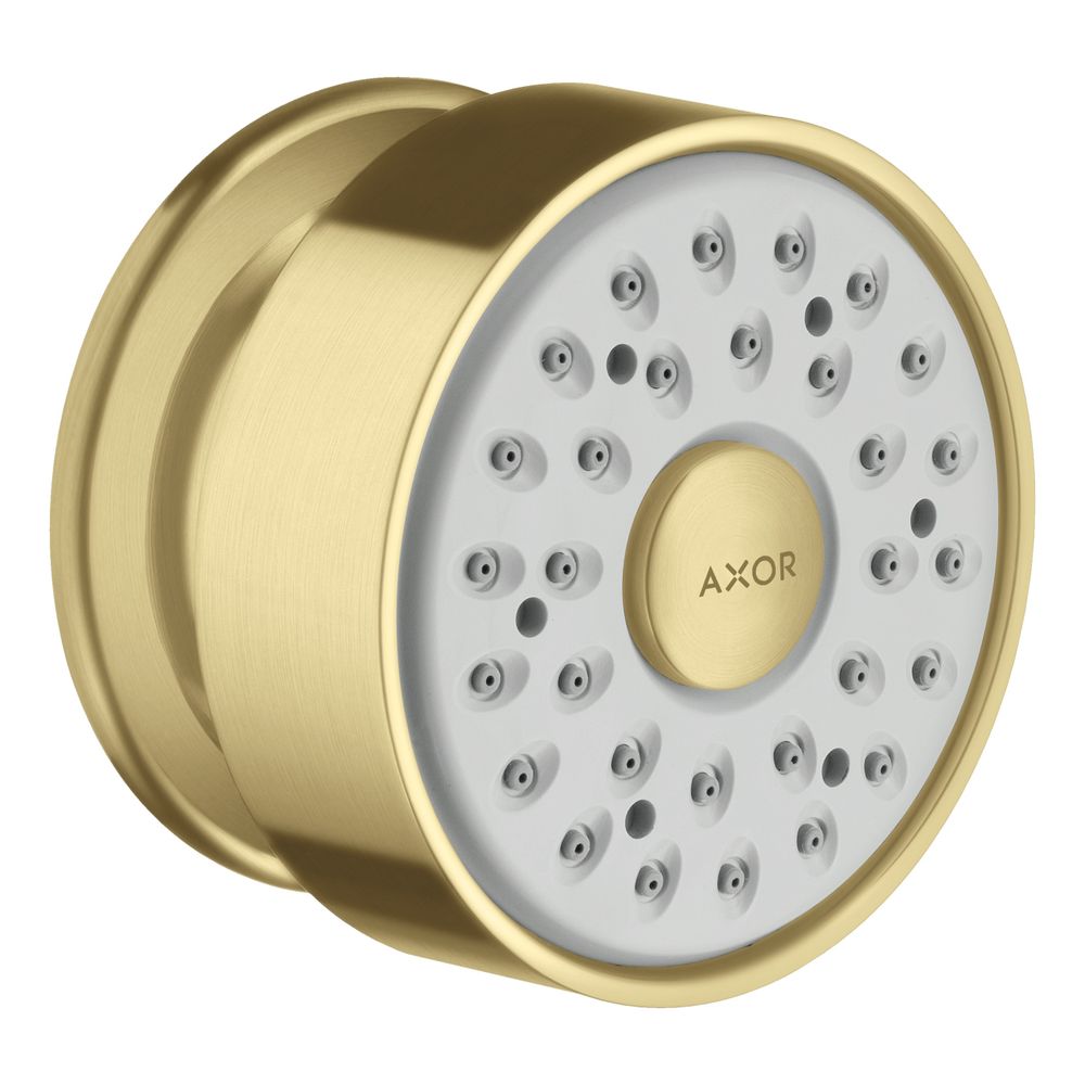 Pommeau de douche latéral Hansgrohe AXOR, 5l/min, 65mm, jet rond, finition Or brossé