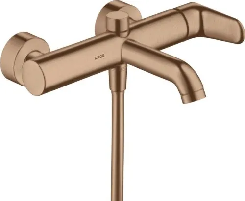 Mitigeur monocommande pour baignoire AXOR CITTERIO M DN 15, finition rouge or brossé