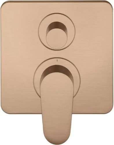 Axor Mitigeur monocommande pour baignoire Citterio M encastré rouge or brossé