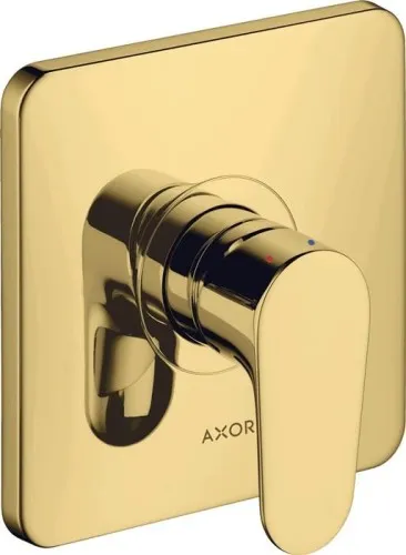 Mitigeur monocommande Axor Citterio M encastré finition or poli