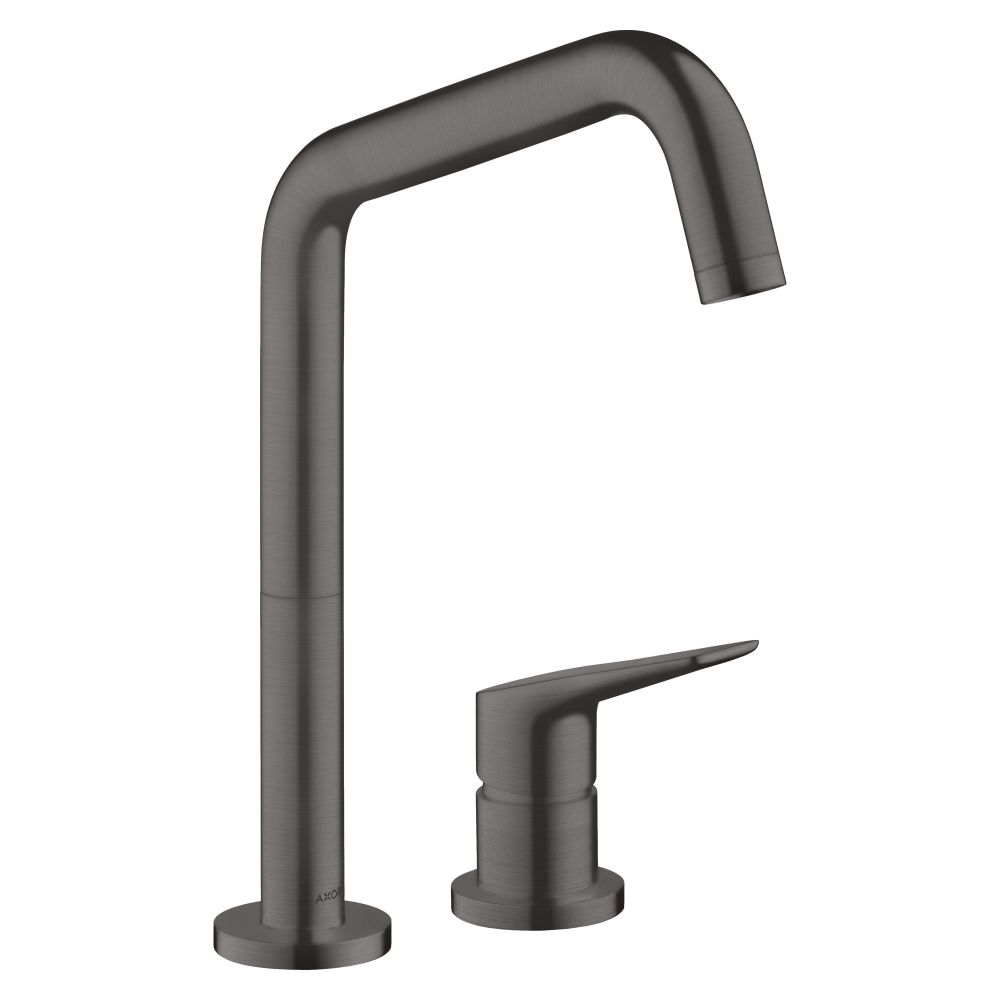 Hansgrohe AXOR Citterio M Mitigeur de cuisine 2 trous ComfortZone 240, 11l/min, bec orientable, Chrome noir brossé
