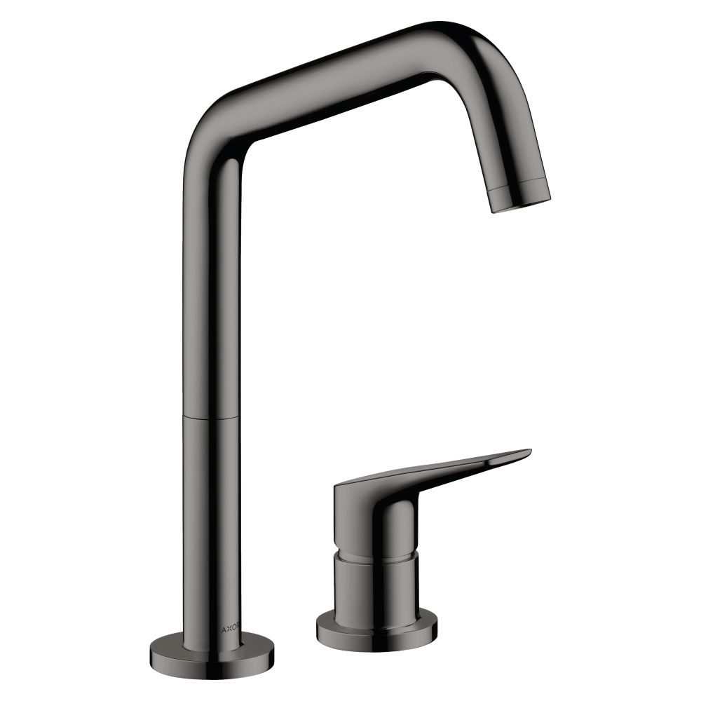 Hansgrohe AXOR Citterio M Mitigeur de cuisine 2 trous ComfortZone 240, 11l/min, bec orientable, Chrome noir poli