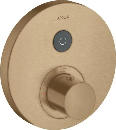 Axor Thermostat SHOWERSELECT ROUND UP pour 1 consommateur bronze brossé