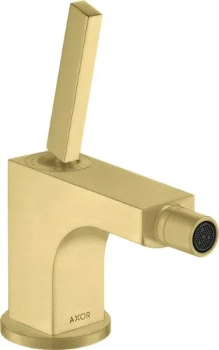 Mitigeur bidet monocommande AXOR CITTERIO DN 15 m ZAG 1 1/4Z laiton brossé