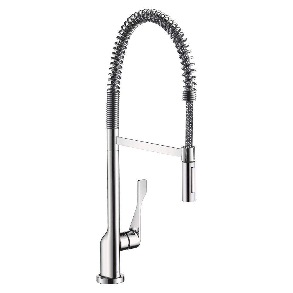 Mitigeur de cuisine monocommande Hansgrohe AXOR Citterio 230 mm, 9 l/min, Semi-Pro, finition or rouge brossé