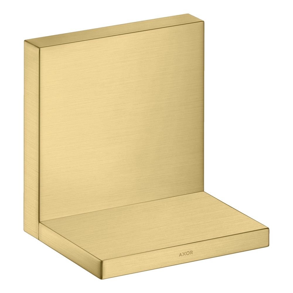 Hansgrohe AXOR ShowerSolutions étagère 120x120 mm, finition Brushed Gold Optic