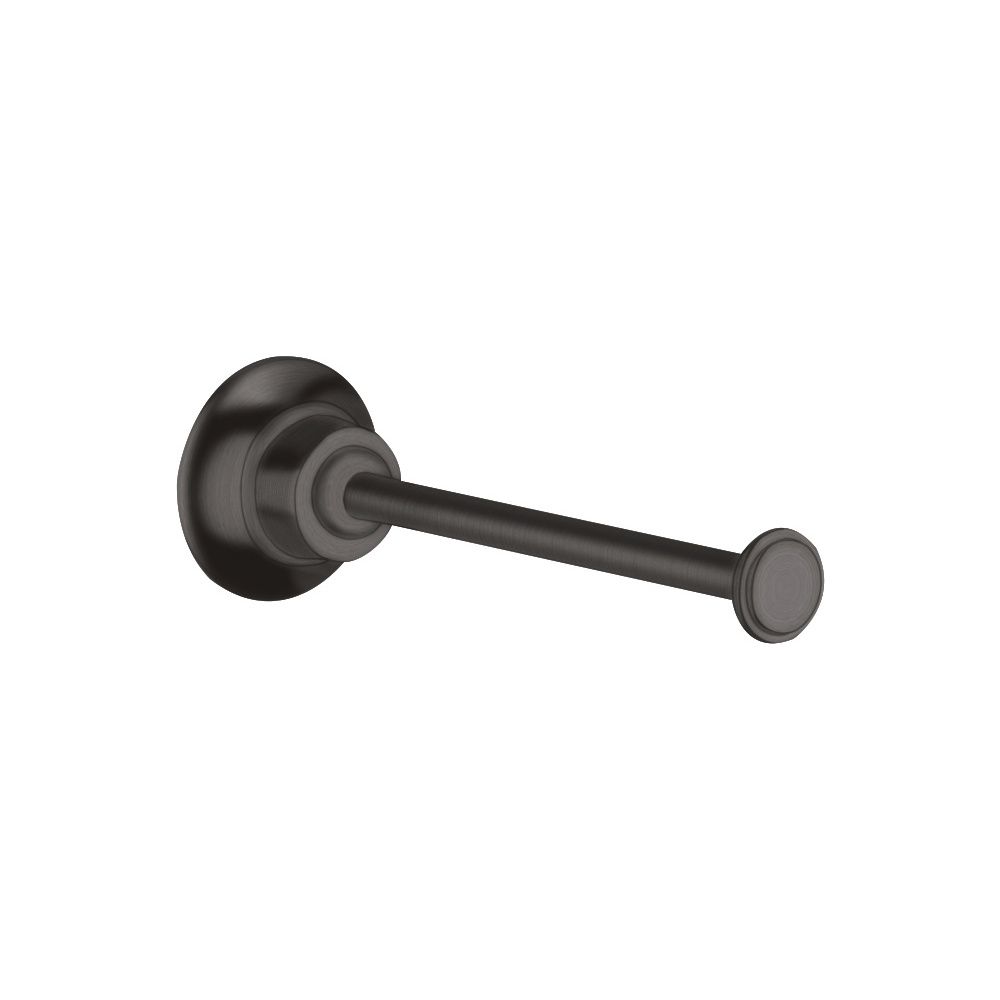 Support de rouleau de papier toilette Hansgrohe AXOR Montreux, 159mm, Métal, Chrome brossé noir