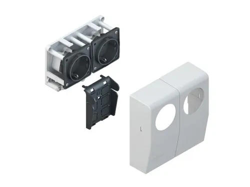 HKL Prise de courant avec contact de protection rws 1886NL.1.3, système de canal SDK